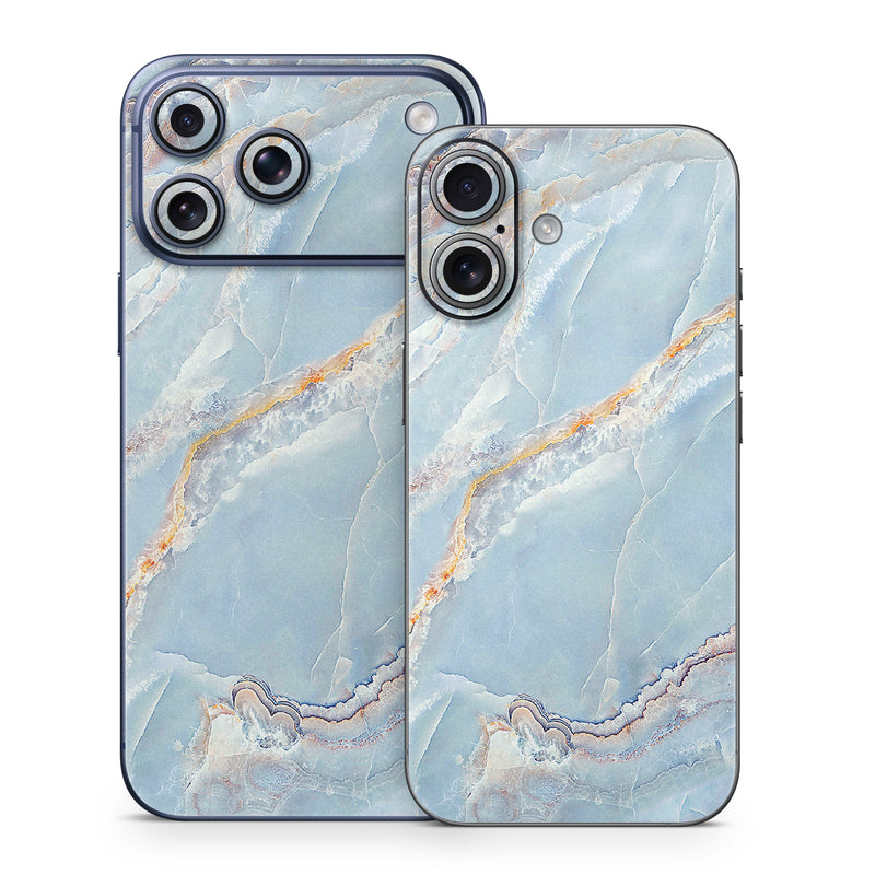 iPhone 17 Series Skin design of Blue, Azure, Aqua, Onyx, with blue, red, orange, white colors