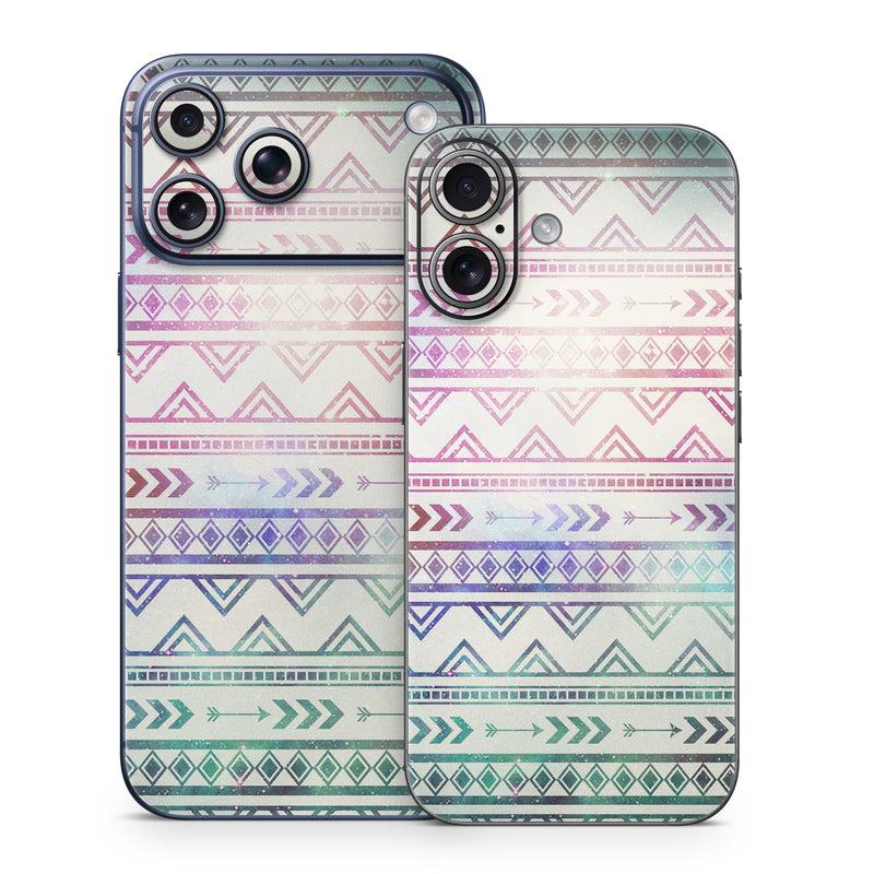 iPhone 17 Series Skin design of Pattern, Line, Teal, Design, Textile, with gray, pink, yellow, blue, black, purple colors
