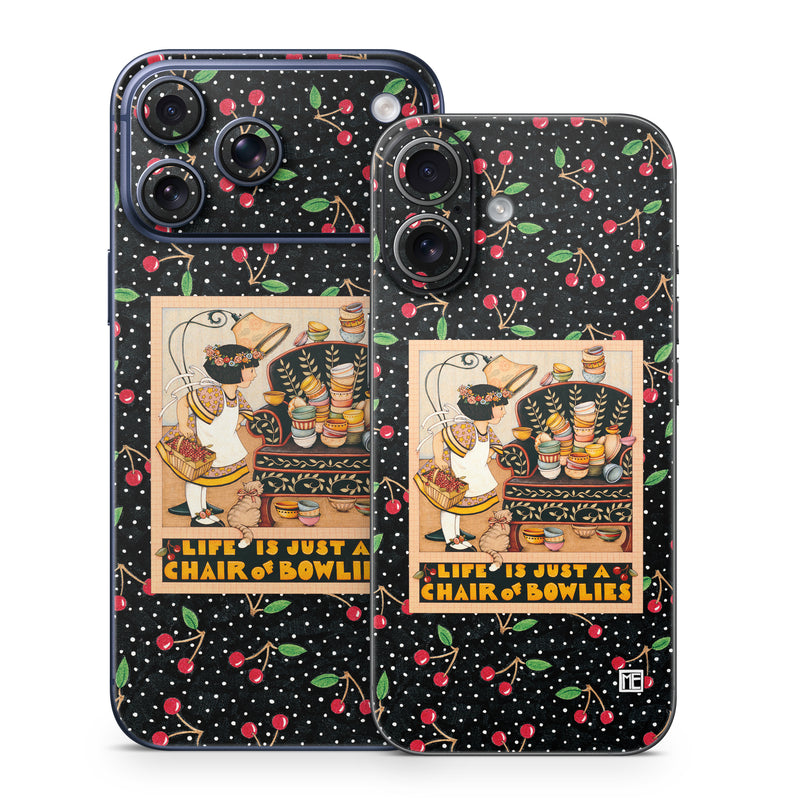 iPhone 17 Series Skin design of Poster, Illustration, Christmas eve, Christmas, Art, with black, red, green, orange, yellow colors