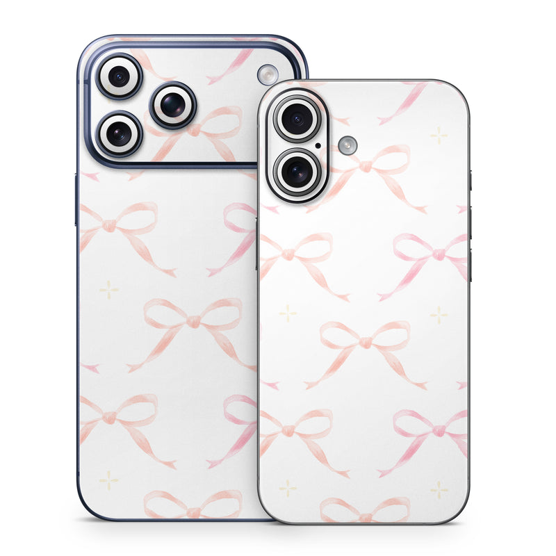 iPhone 17 Series Skin design of Textile, Rectangle, Pink, Motif, Font, Magenta, Symmetry, Pattern, Art, Peach, with white, pink, orange colors