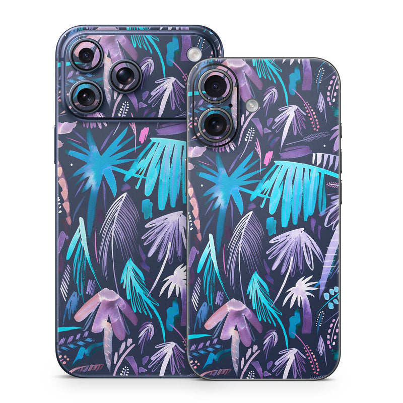 iPhone 17 Series Skin design of Purple, Blue, Graffiti, Pattern, Psychedelic art, Art, Violet, Lilac, Design, Electric blue, with blue, purple, black, white, pink colors