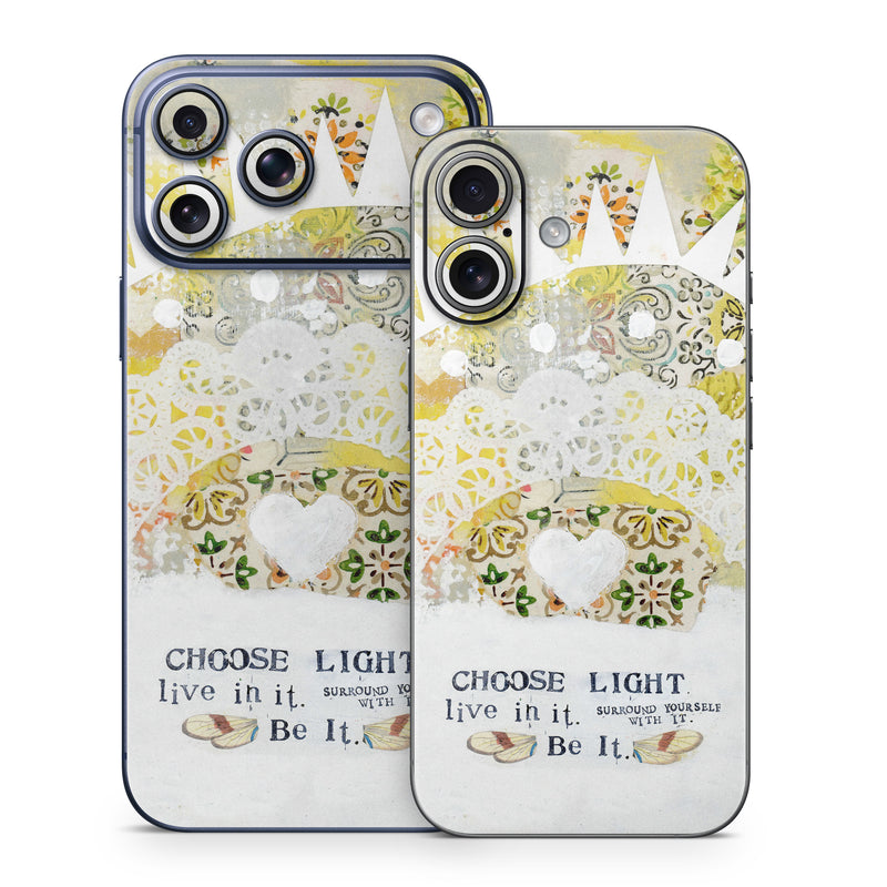 iPhone 17 Series Skin design of Font, Greeting card, with yellow, white, green, orange, red, black colors