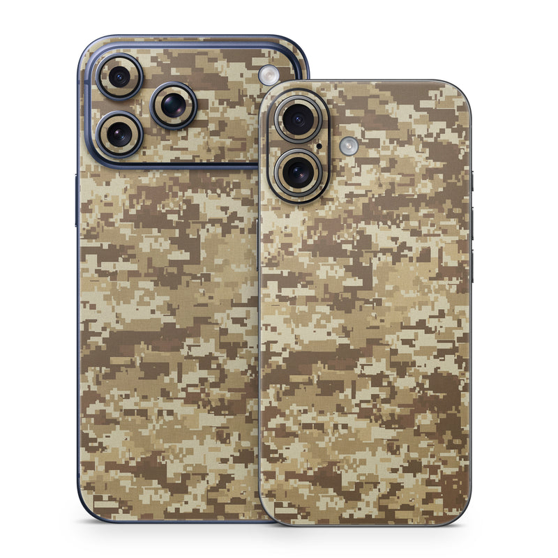 iPhone 17 Series Skin design of Military camouflage, Brown, Pattern, Camouflage, Wall, Beige, Design, Textile, Uniform, Flooring, with brown colors