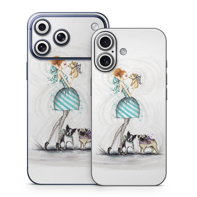 iPhone 17 Series Skin design of Illustration, Cartoon, Drawing, Art, Costume design, Fictional character, Fashion illustration, Sketch, with gray, black, white, blue, gray, yellow, brown colors