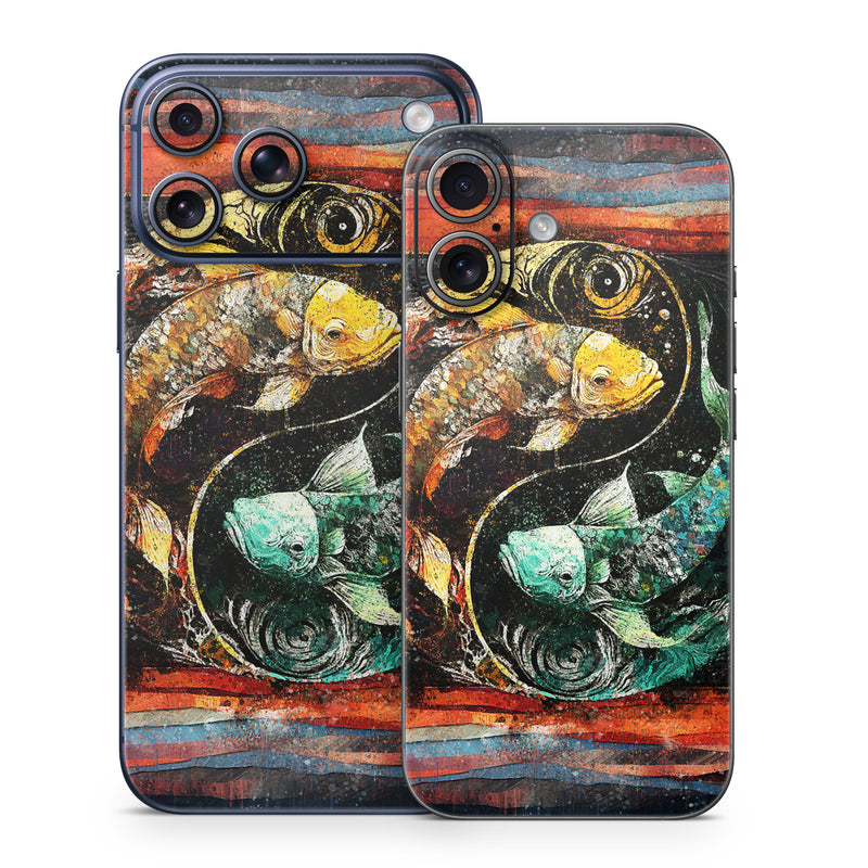 iPhone 17 Series Skin design of Art paint, Paint, Painting, Art, Creative arts, Pattern, Visual arts, Mural, Illustration, Graphics, with black, red, blue, yellow, green, orange, purple colors