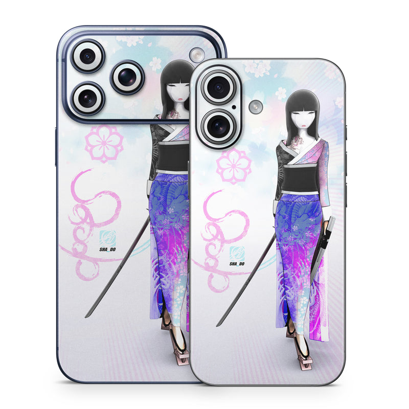 iPhone 17 Series Skin design of Clothing, Fashion illustration, Fashion model, Pink, Fashion, Purple, Fashion design, Dress, Barbie, Illustration, with white, pink, purple, black, blue colors
