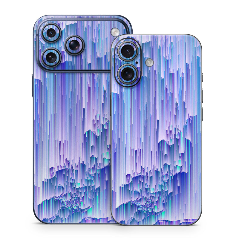 iPhone 17 Series Skin design of Blue, Purple, Lavender, Ice, with blue, purple colors
