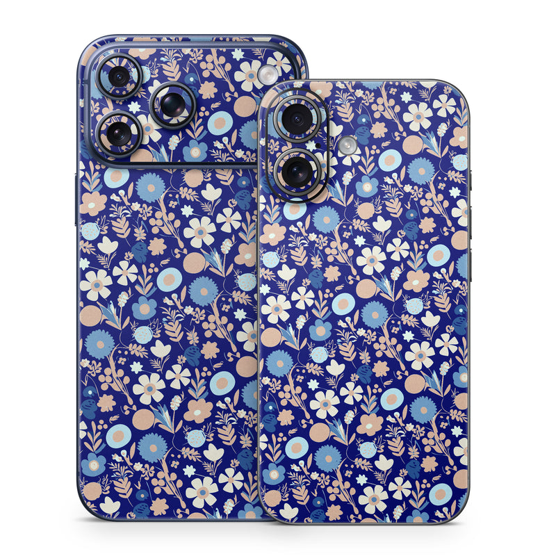 iPhone 17 Series Skin design of Pattern, Art, Symmetry, Circle, Electric blue, with blue, white, pink colors