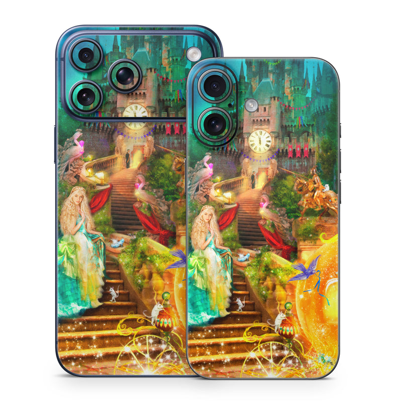 iPhone 17 Series Skin design of Mythology, Adventure game, World, Fictional character, Theatrical scenery, Art, with yellow, orange, blue, green, red, purple, white, black colors
