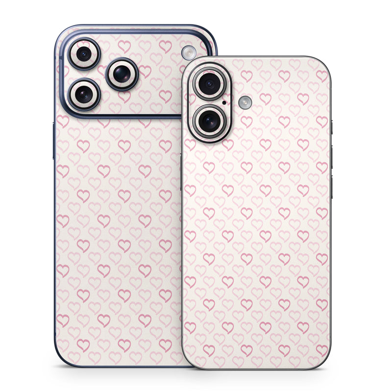iPhone 17 Series Skin design of Grey, Pattern, Font, Circle, Magenta, Symmetry, Metal, Rectangle, Composite material, Flooring, with white, purple, pink colors