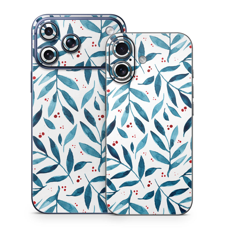 iPhone 17 Series Skin design of White, Azure, Textile, Art, Aqua, Material property, Symmetry, Creative arts, Pattern, Electric blue, with white, blue, red colors