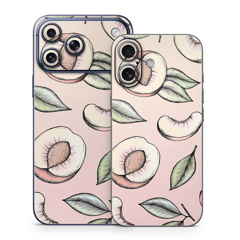 iPhone 17 Series Skin design of Pattern, Leaf, Botany, Organism, Design, Plant, Illustration, Clip art, with pink, green, yellow, orange colors