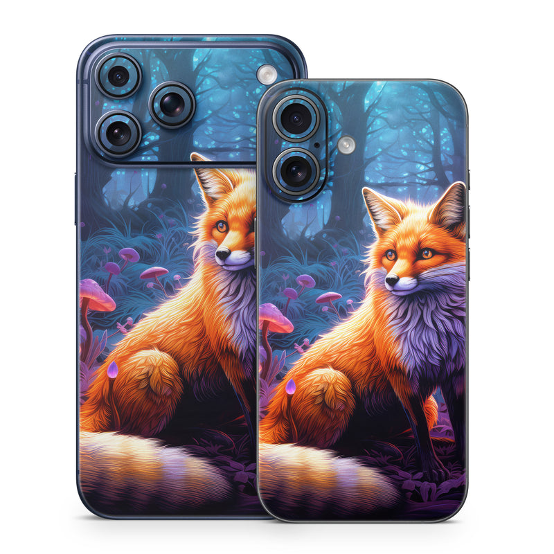 iPhone 17 Series Skin design of Plant, Light, Carnivore, Orange, Organism, Tree, Pink, Natural landscape, Fawn, Whiskers, with red, orange, white, black, purple, gray, green colors