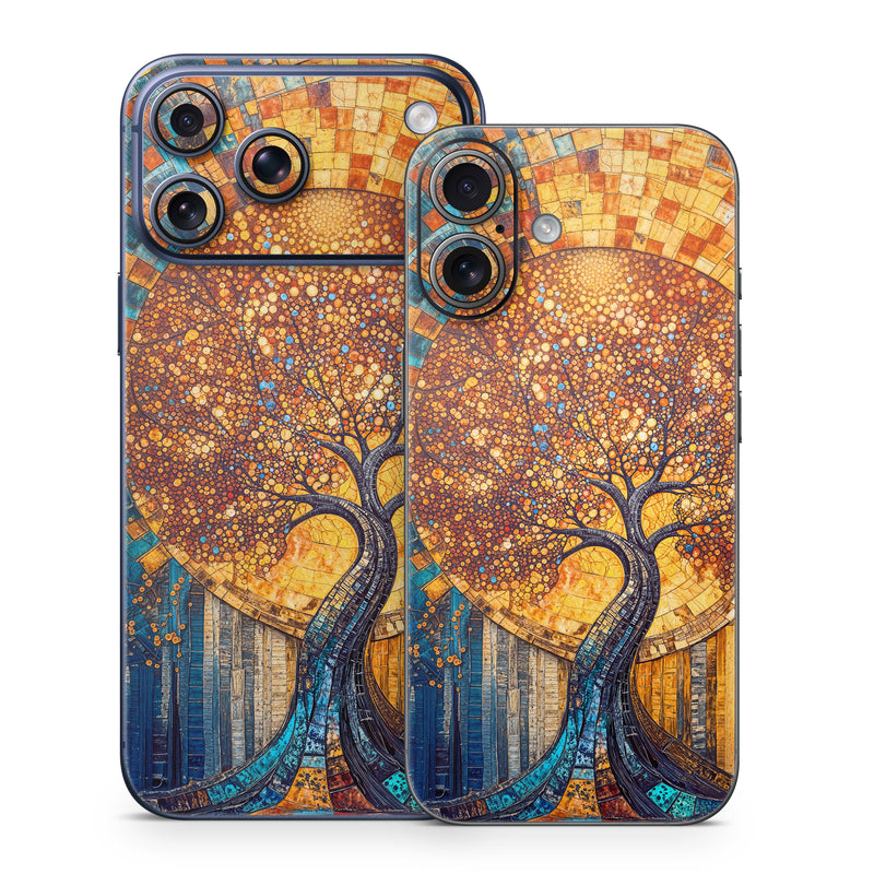 iPhone 17 Series Skin design of Art, Visual arts, Modern art, Creative arts, Paint, Graphics, Art Paint, Acrylic paint, with yellow, orange, blue, green, black, gray, blue colors