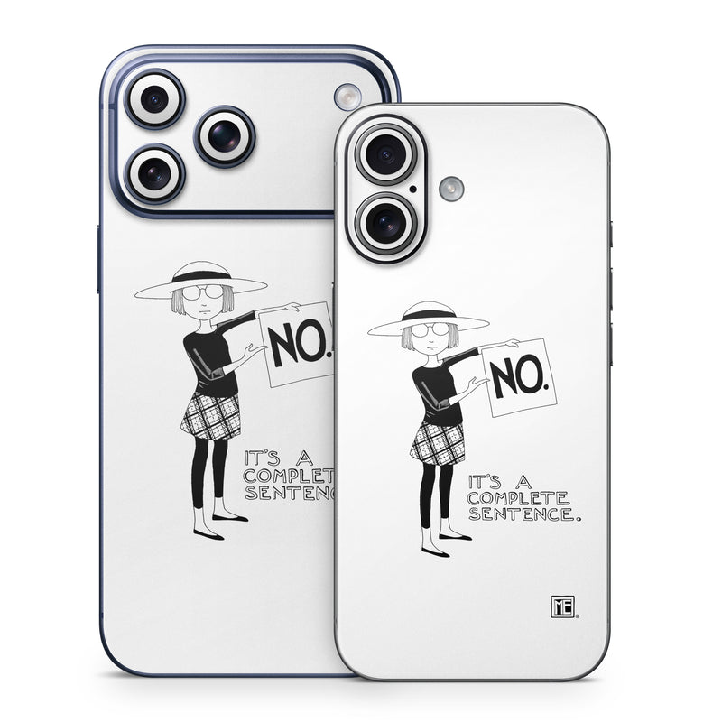 iPhone 17 Series Skin design of Cartoon, Illustration, Design, Font, Black-and-white, Pattern, Style, with white, black colors