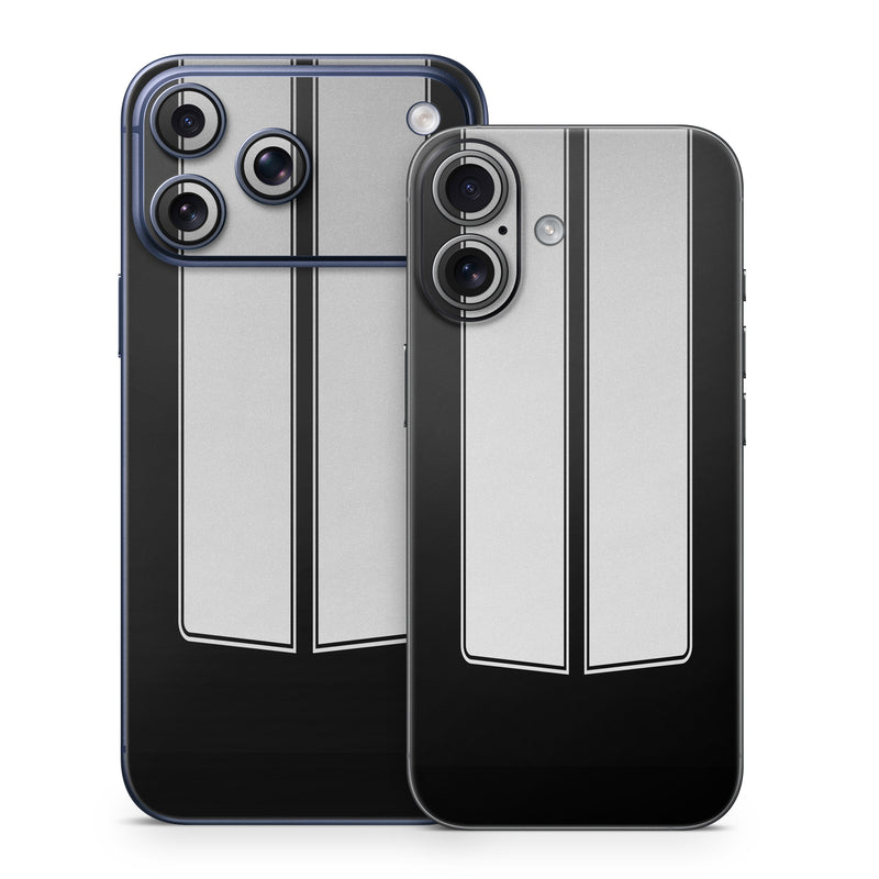 iPhone 17 Series Skin design of Font, Architecture, Rectangle, with black, gray colors