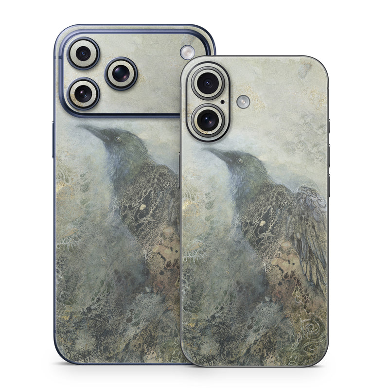 iPhone 17 Series Skin design of Painting, Water, Geology, Art, Rock, Watercolor paint, Illustration, with black, gray, white, blue colors