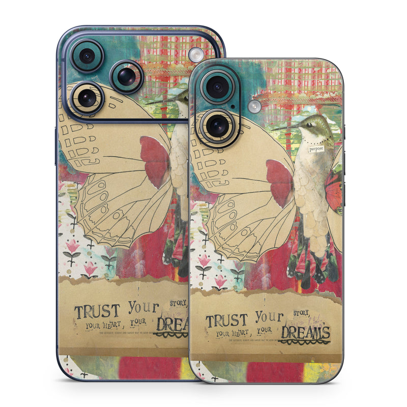 iPhone 17 Series Skin design of Butterfly, Insect, Moths and butterflies, Pink, Pollinator, Illustration, Wing, Moth, Art, Invertebrate, with yellow, green, brown, red, blue, pink colors