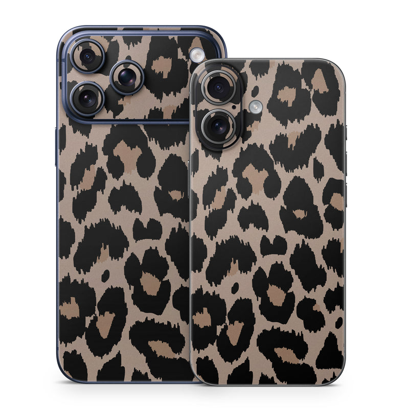 iPhone 17 Series Skin design of Pattern, Brown, Fur, Design, Textile, Monochrome, Fawn, with black, gray, red, green colors