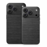 Black Woodgrain iPhone 18 Series Skin