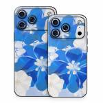 Blue Flowers iPhone 18 Series Skin