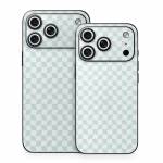 Checker Light Blue iPhone 18 Series Skin