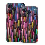 Colorful Brushstrokes Black iPhone 18 Series Skin