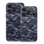 Digital Navy Camo iPhone 18 Series Skin