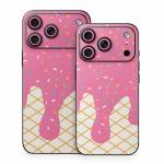 Strawberry Ice Cream Drip iPhone 18 Series Skin