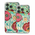Golden Flowers iPhone 18 Series Skin