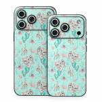 Merkittens with Pearls Aqua iPhone 18 Series Skin