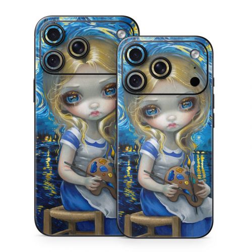 Alice in a Van Gogh iPhone 18 Series Skin