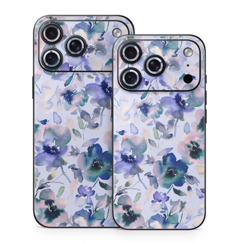 Aquatic Artistic Flowers iPhone 18 Series Skin