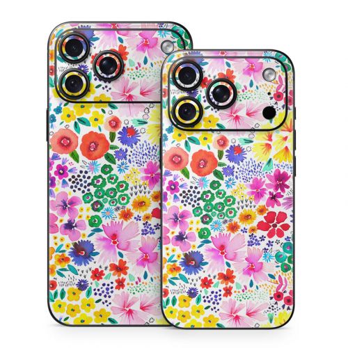 Artful Little Flowers iPhone 18 Series Skin
