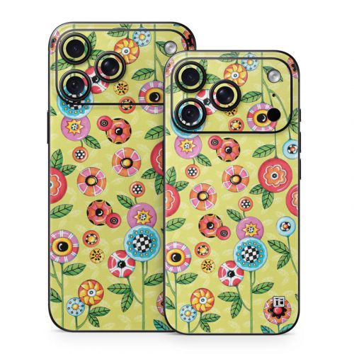 Button Flowers iPhone 18 Series Skin