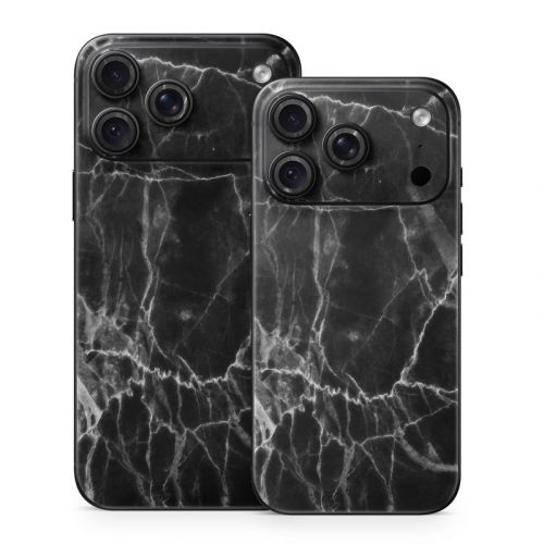Black Marble iPhone 18 Series Skin