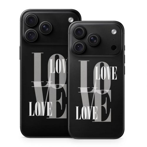 Black Love iPhone 18 Series Skin