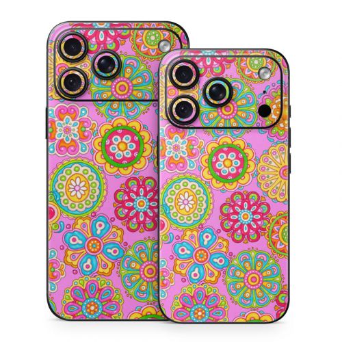 Bright Flowers iPhone 18 Series Skin