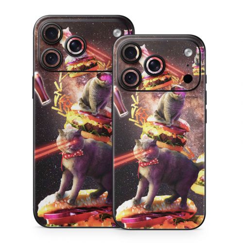 Burger Cats iPhone 18 Series Skin