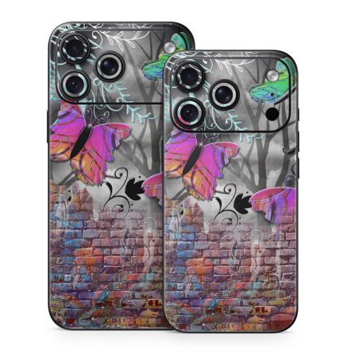 Butterfly Wall iPhone 18 Series Skin