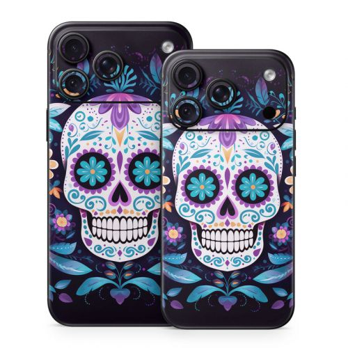 Calavera Azul iPhone 18 Series Skin