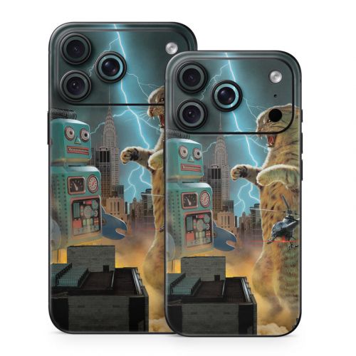 Catzilla Vs Robot iPhone 18 Series Skin