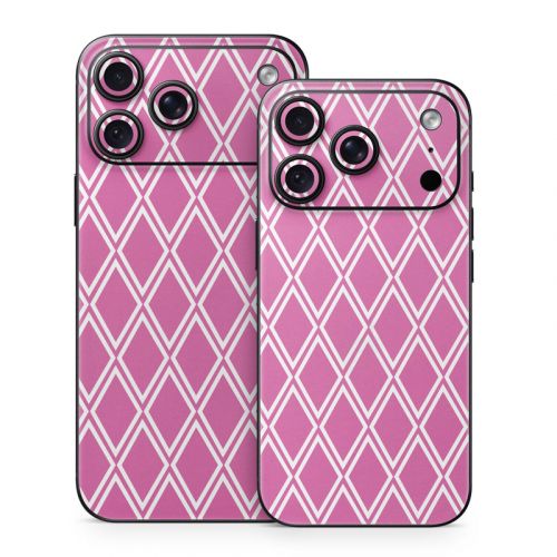 Pink Checks iPhone 18 Series Skin