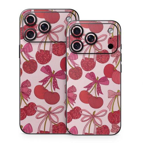 Cherry with Bows iPhone 18 Series Skin