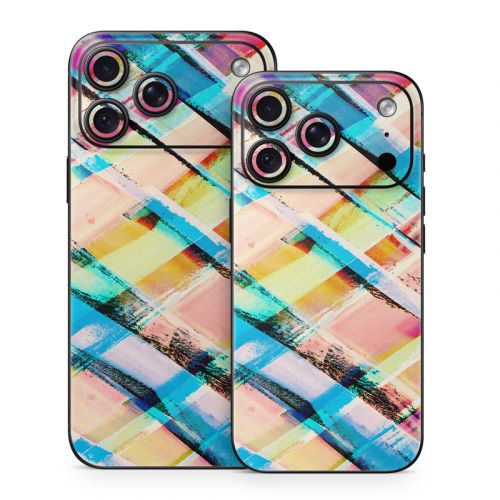 Check Stripe iPhone 18 Series Skin