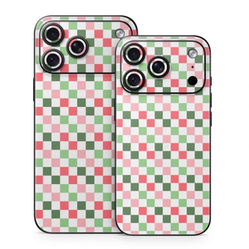 Christmas Checkers iPhone 18 Series Skin