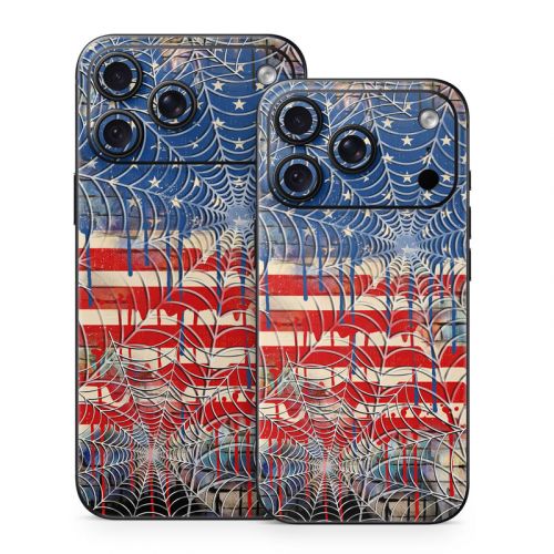 Cobweb Flag iPhone 18 Series Skin