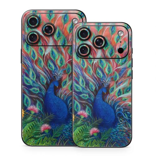 Coral Peacock iPhone 18 Series Skin