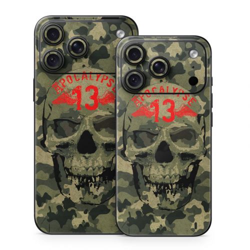 Camo Skull iPhone 18 Series Skin