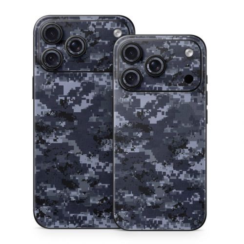 Digital Navy Camo iPhone 18 Series Skin